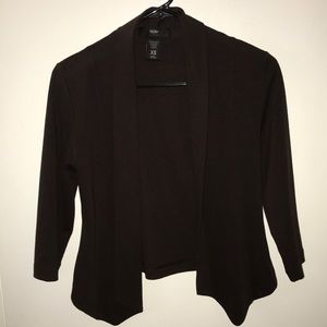 Dark Brown Short Blazer Jacket
